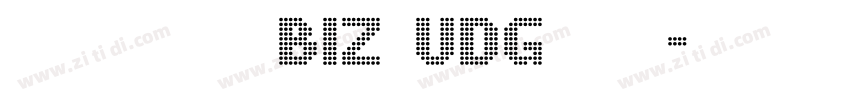 morisawa BIZ UDGothi字体转换